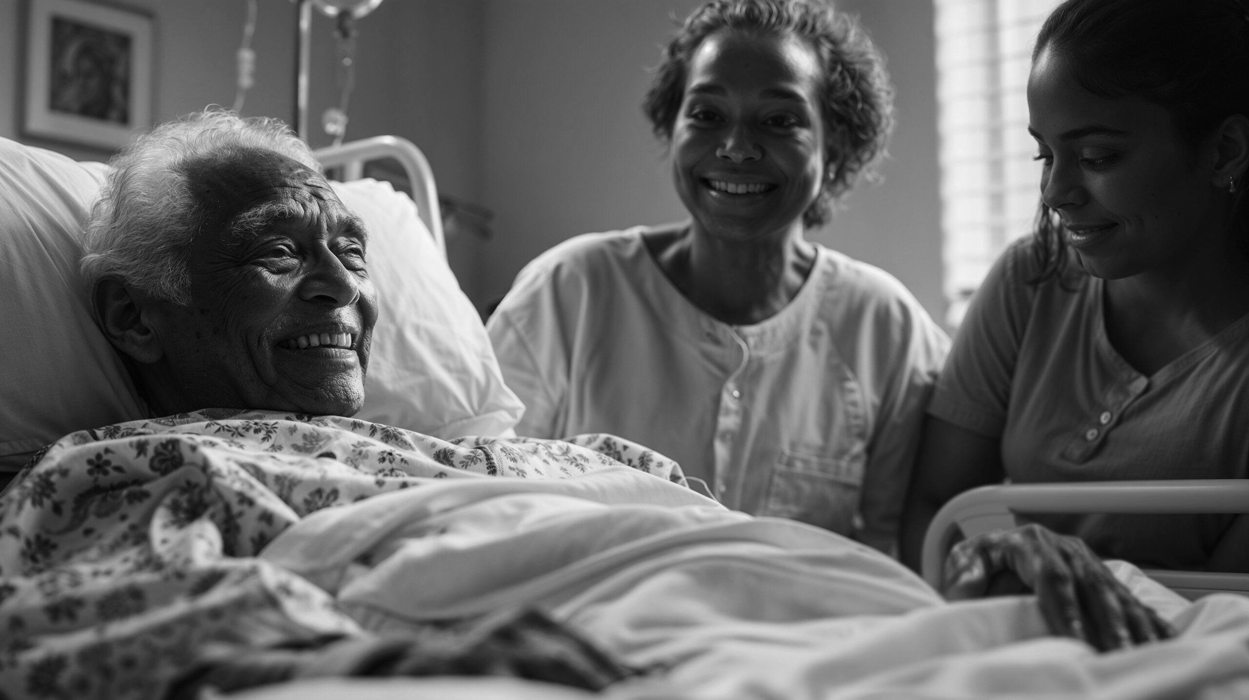 monochrome portrait parent child showing affection sharing time together